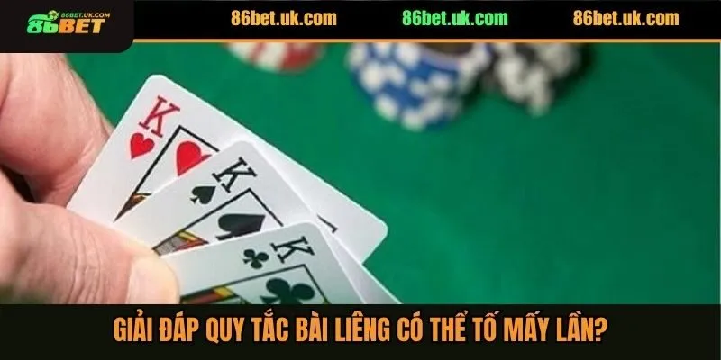 Bài Liêng Có Thể Tố Mấy Lần? Giải Đáp Chi Tiết A - Z 3 Giải đáp quy tắc bài liêng có thể tố mấy lần?