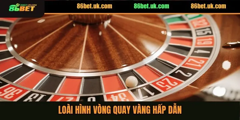 Vòng Quay May Mắn 86BET 3 Loài hình vòng quay vàng hấp dẫn